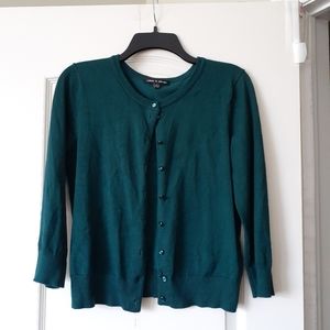 Teal Knit Cardigan